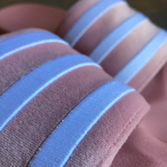 Adidas Adilette pink slide sandals womens sz 11 New in Box - Picture 4 of 9